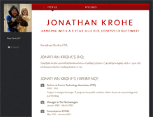 Tablet Screenshot of jonathankrohe.com